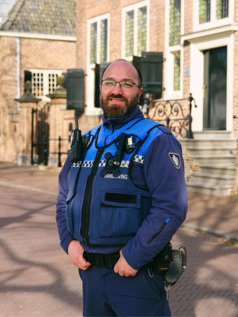 Portretfoto:  wijkhandhaver Muhammet